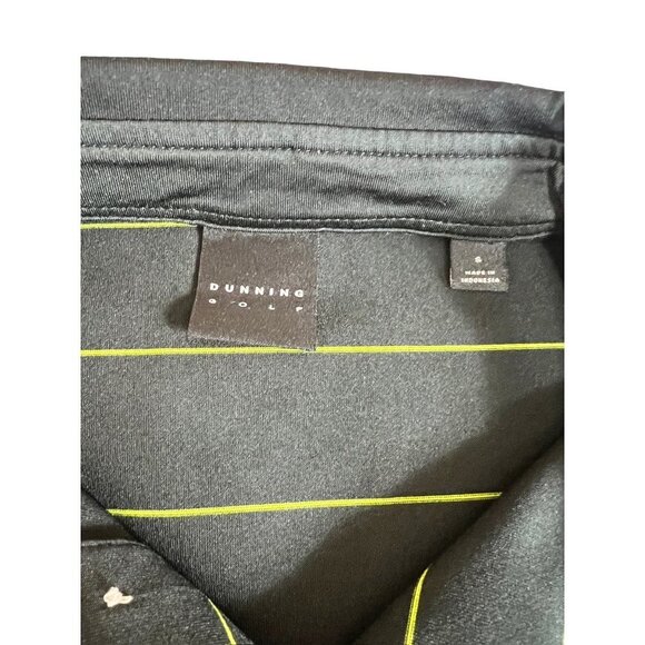 Dunning Golf Men's Stripe Jersey Polo Shirt - Picture 3 of 6